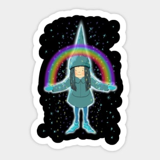 THE MAGICAL BLUE GNOME Sticker